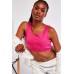 Fuchsia Crop Top