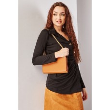 Gathered Panel Buttoned Blouse