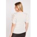 Gathered Short Sleeve Wrap Top