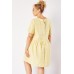 Gingham Pattern Mini Dress