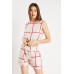Grid Check Top And Shorts Set