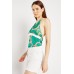 Halter Neck Low Plunge Bodysuit