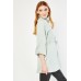 High Neck Buttoned Long Line Top