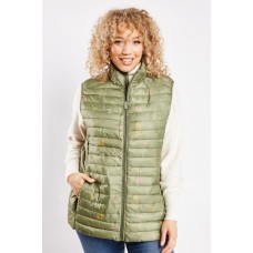 High Neck Quilted Gilet