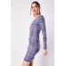 Houndstooth Bodycon Mini Dress
