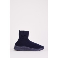 Knitted Pattern Sock Ankle Boots