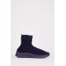 Knitted Pattern Sock Ankle Boots