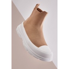 Knitted Sock Ankle Boots