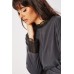 Lace Hem Ash Top