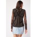 Lace Sleeve Silky Blouse