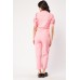 Lapel Collar Cotton Utility Jumpsuit