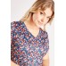 Leaf Print Mini Dress