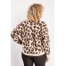 Leopard Pattern Loose Fit Cardigan