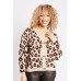 Leopard Pattern Loose Fit Cardigan