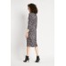 Long Sleeve Printed Dress