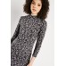 Long Sleeve Printed Dress