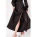 Low Plunge Side Slit Maxi Dress