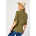 Multiple Pockets Button Up Shirt