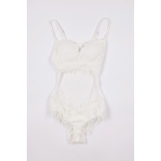 Open Back Lace Bodysuit