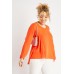 Pleated Panel V-Neck Blouse