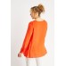 Pleated Panel V-Neck Blouse