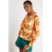 Printed Buttoned Up Blouse