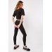 Printed Elasticated Band Top And Leggings Set