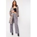 Printed Kimono And Trousers Set