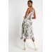 Printed Midi Strappy Dress