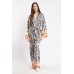 Printed Sateen Blouse And Trousers Set