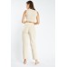 Ribbed Crop Top And Bottoms Set