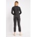 Ribbed Long Sleeve Top And Crop Trousers