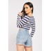 Roll Hem Mom Shorts