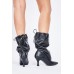 Ruched Heeled Boots