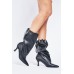 Ruched Heeled Boots