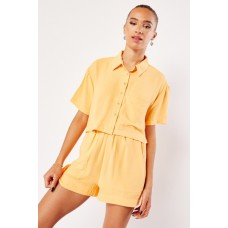 Short Sleeve Top And Shorts Set