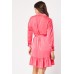 Silky Frilly Hem Mini Dress