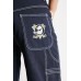 Stitched Cotton Mens Cropped Trousers