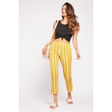 Striped Cropped Trousers