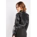 Studded Buckle Belt Crop Jacket