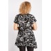 Swirl Print Asymmetric Top