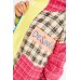 Tweed Contrast Hooded Jacket