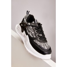 Tweed Sequin Insert Chunky Trainers