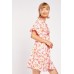 Twisted Front Floral Mini Dress