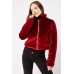 Velveteen Bomber Jacket
