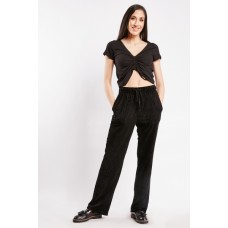 Velveteen Plisse Trousers
