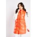 Vinyl Hooded Puffer Gilet