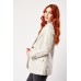 Vinyl Lapel Front Oversized Blazer