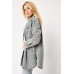 Washed Denim Longline Jacket