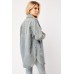 Washed Denim Longline Jacket